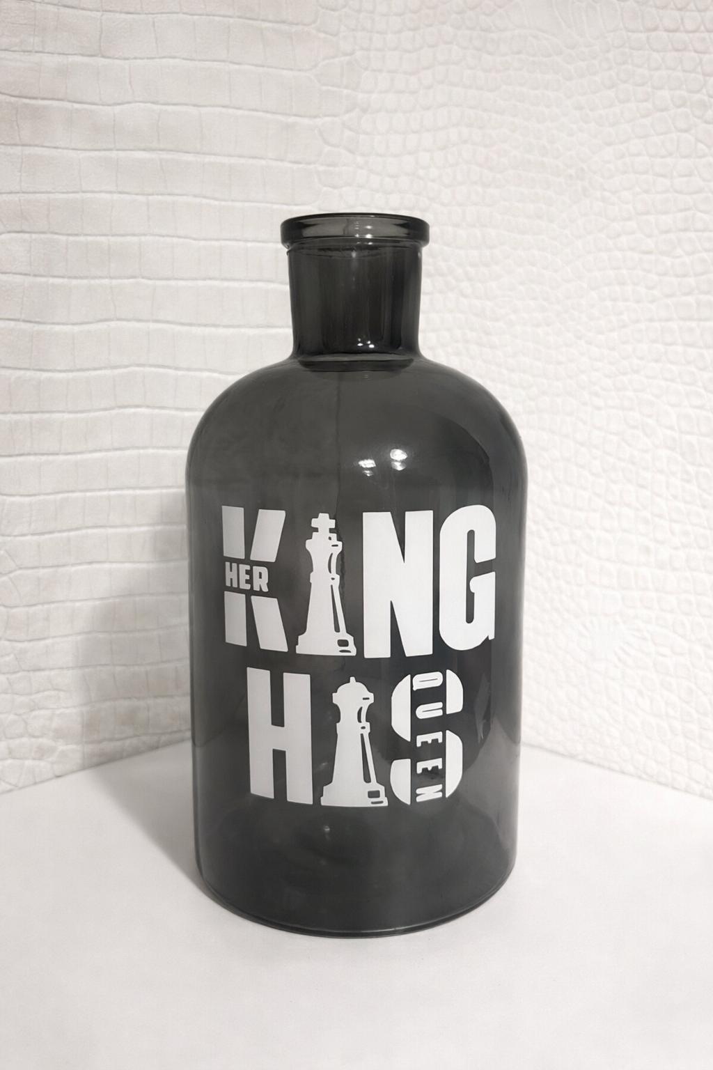 Luxury Vaas 27cm (LOS) King & Queen