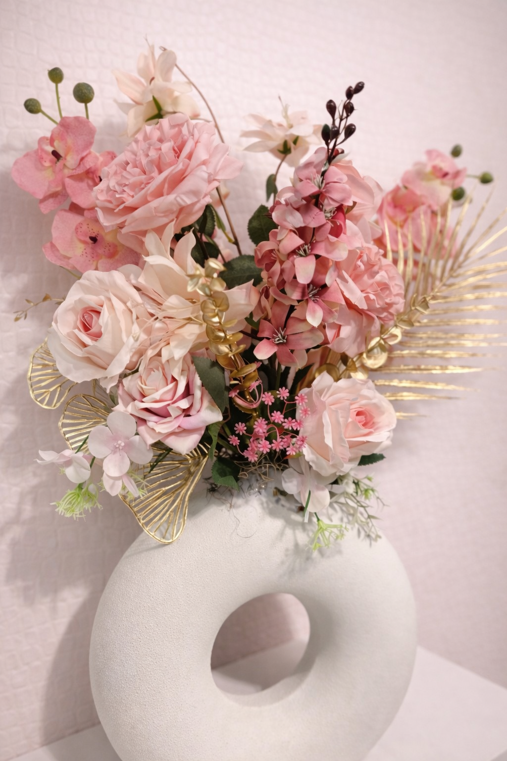 Bloemstuk Lovely Pink 75cm