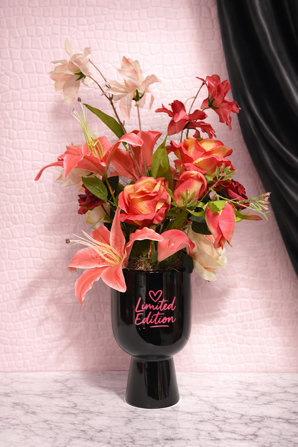 Composition florale de luxe Édition limitée 65cm