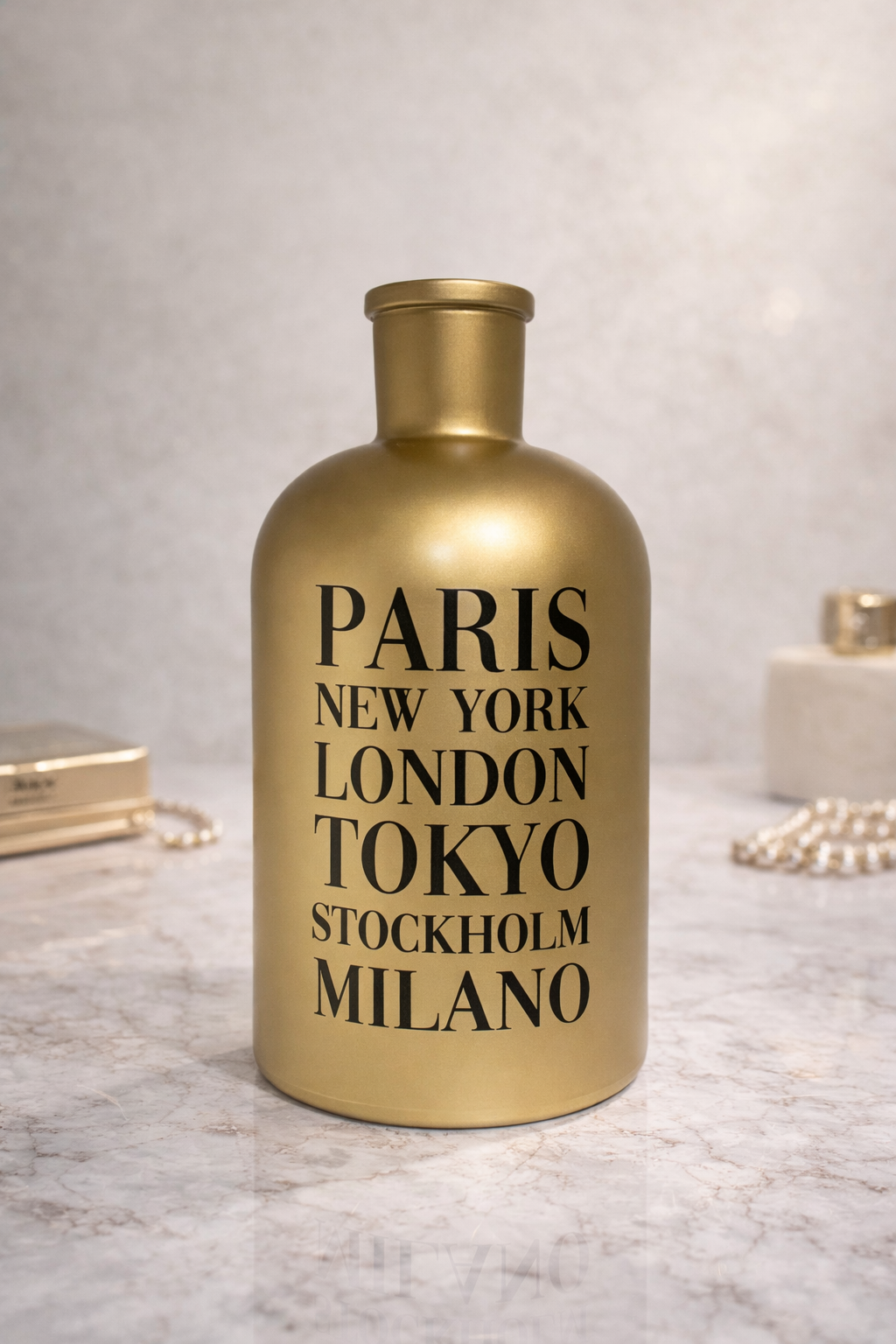 Vase de luxe City's Gold (27cm)